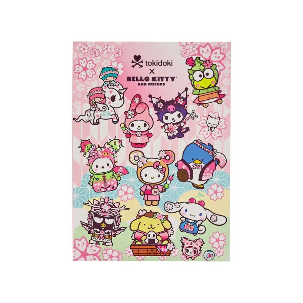 tokidoki x Hello Kitty and Friends Sakura Festival Notebook