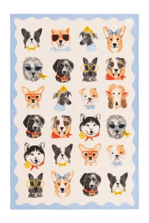 Uptown Dogs Decorative Dishtowel