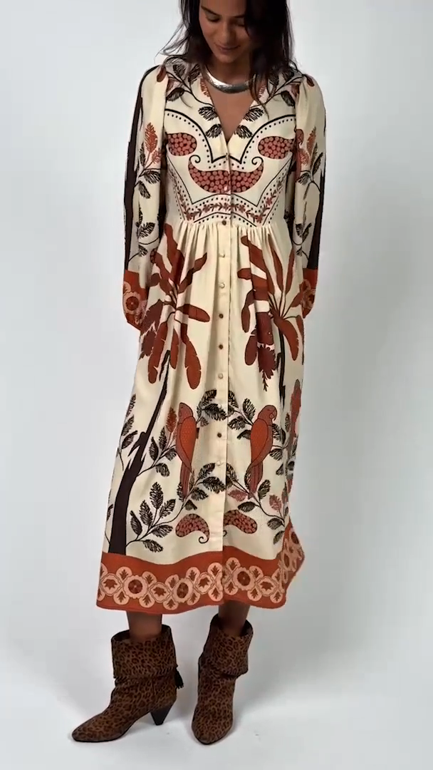 SaraiLL Maxi Dress | Creme