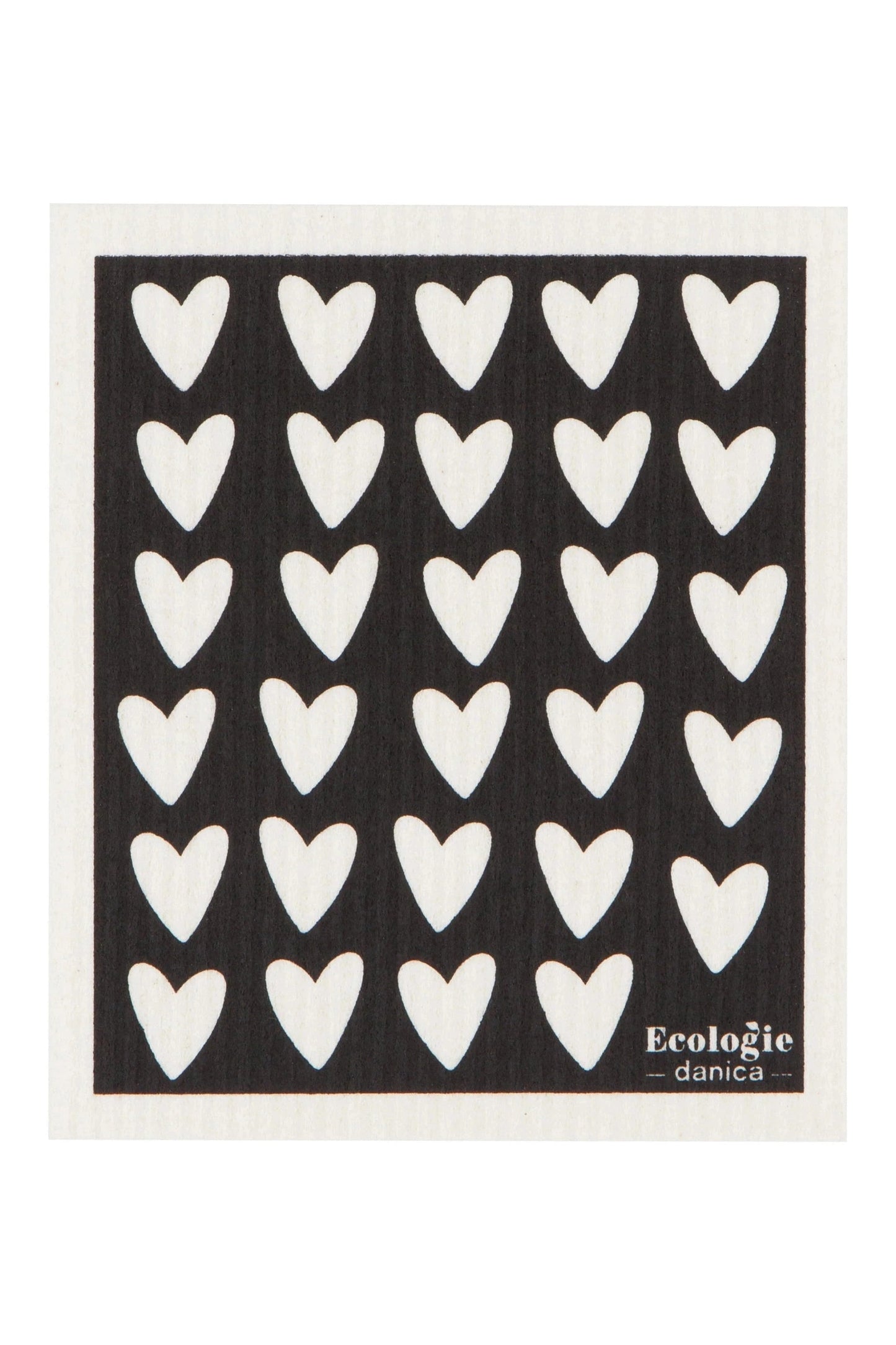 Hearts Swedish Sponge Cloth