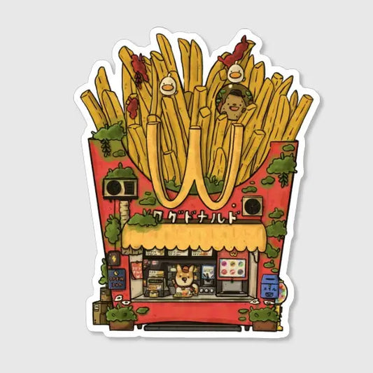 Wagdonald Vinyl Sticker
