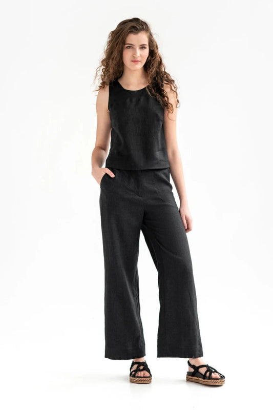 Wide Linen Pants | BANFF