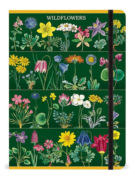 Large notebook with elastic closure | Wildflowers 2