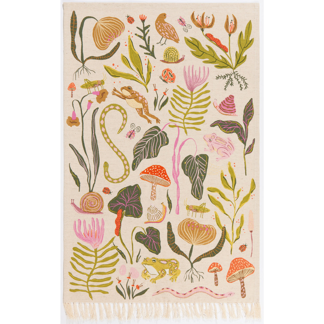 Gardenland Embroidered Dishtowel