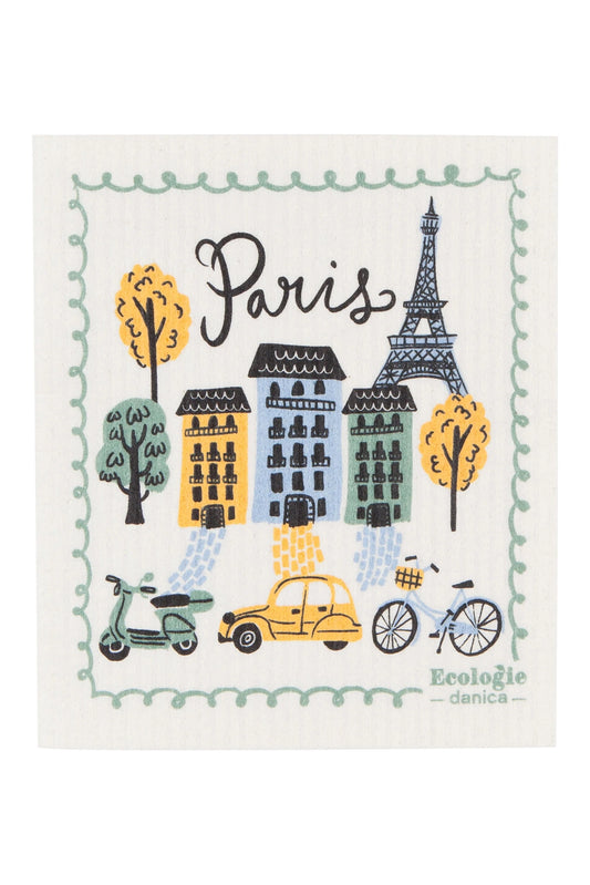 Meet Me in Paris Swedish Sponge Cloth