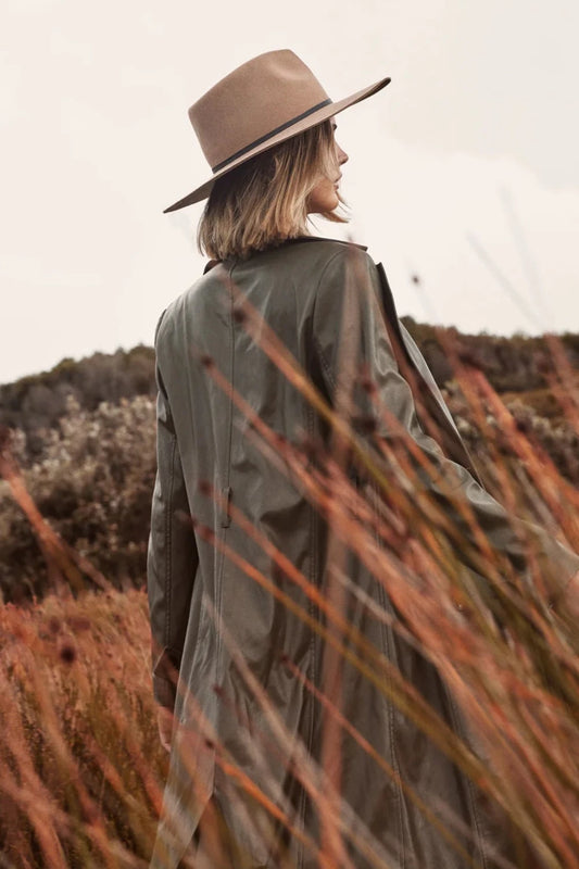 Bronco Fedora in Camel