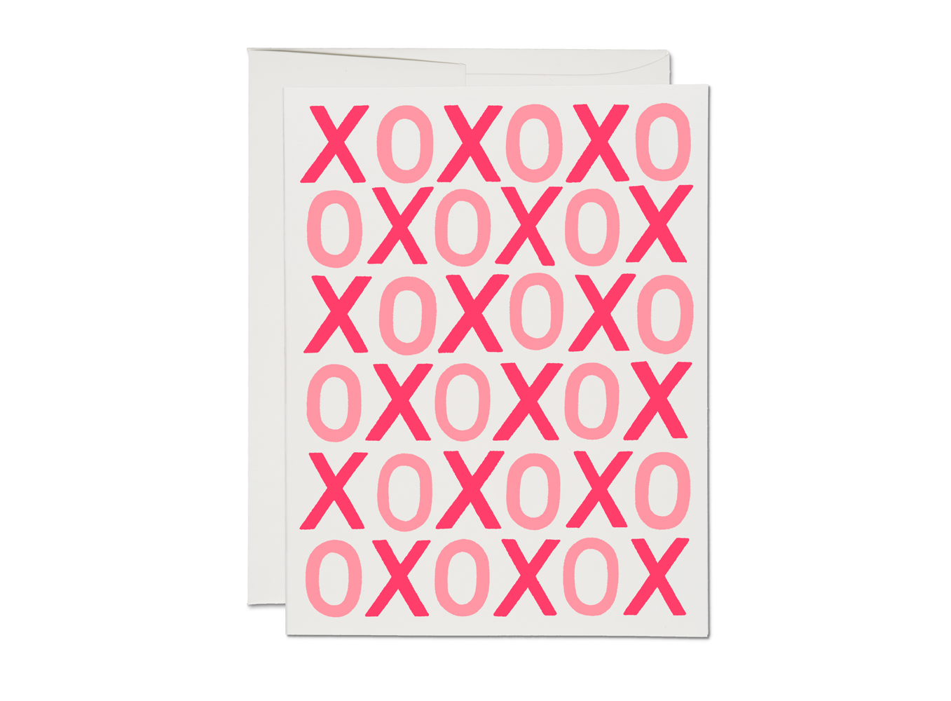 Kisses and Hugs Valentine's Day Greeting Card Blank