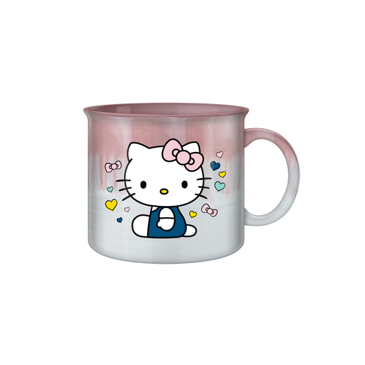 Hello Kitty Reactive Glaze Ceramic Mug