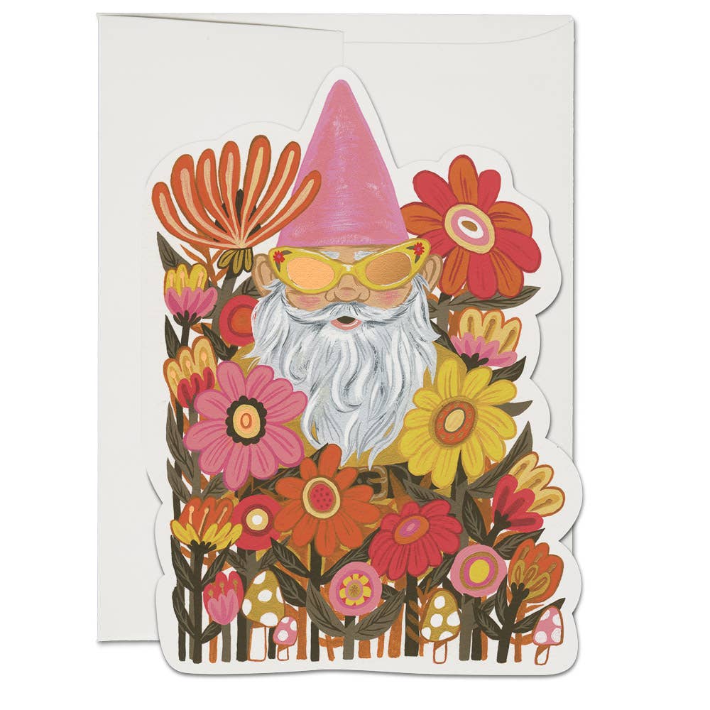 Radical Gnome everyday greeting card