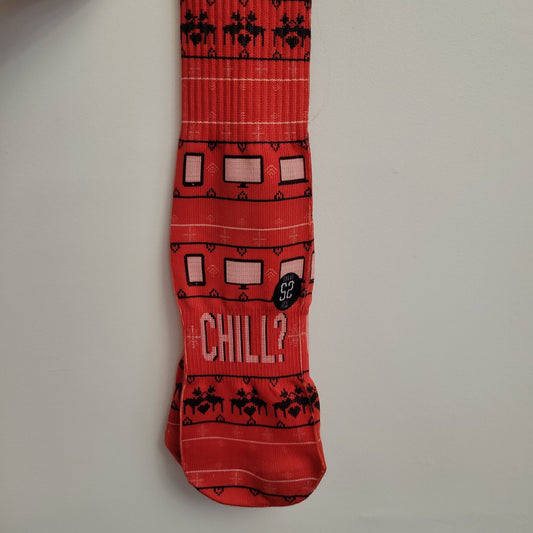 Men's Christmas Netflix Socks
