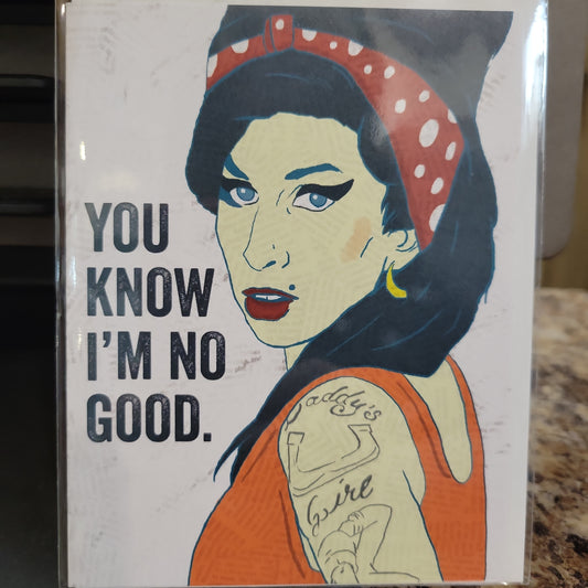 Amy Winehouse Card