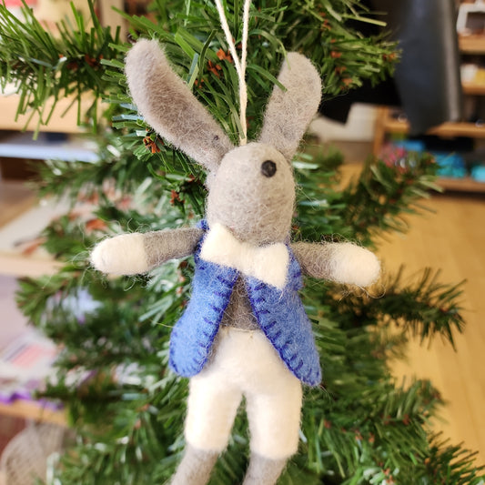 Felt Rabbit/Fox Ornament