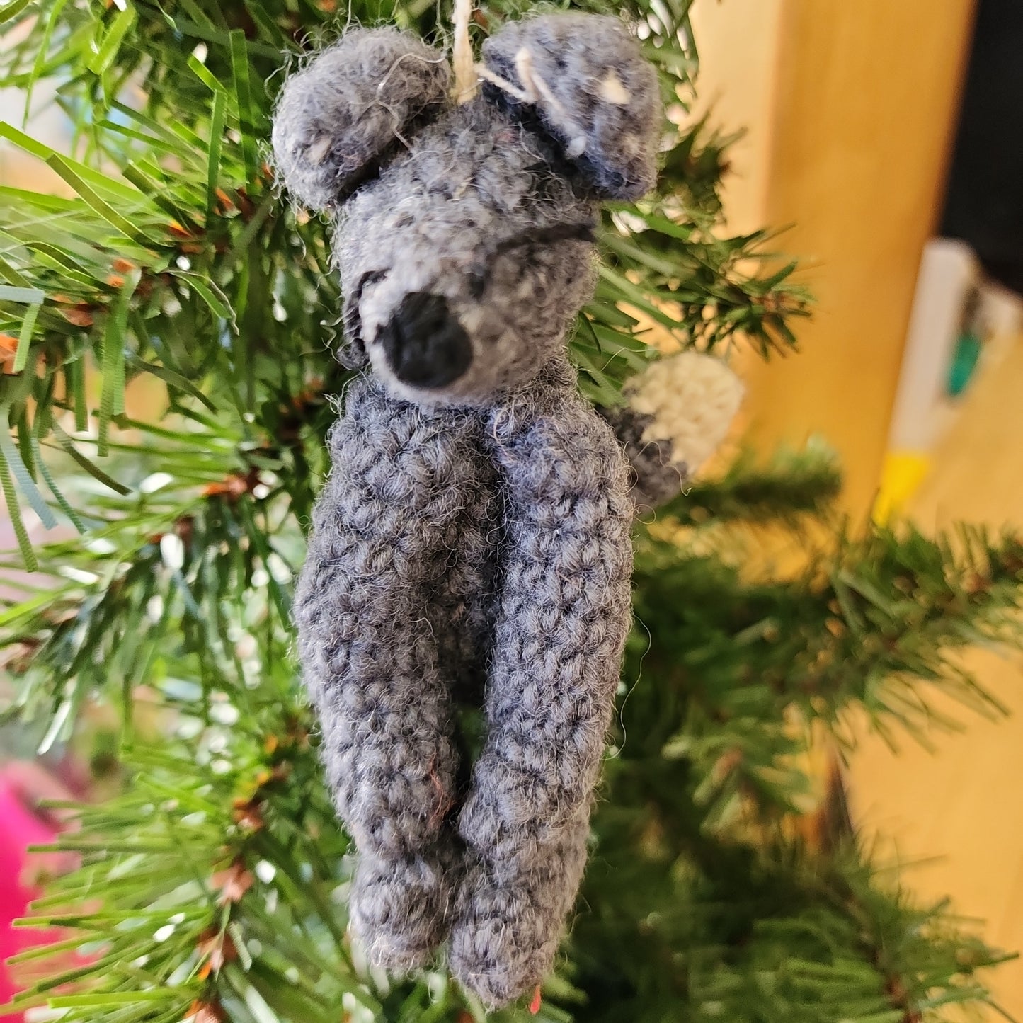 Crochet Rabbit/Fox Ornament