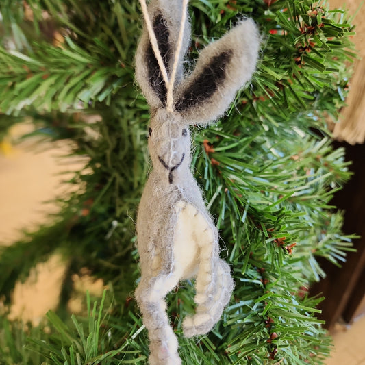 Felt Rabbit Ornament