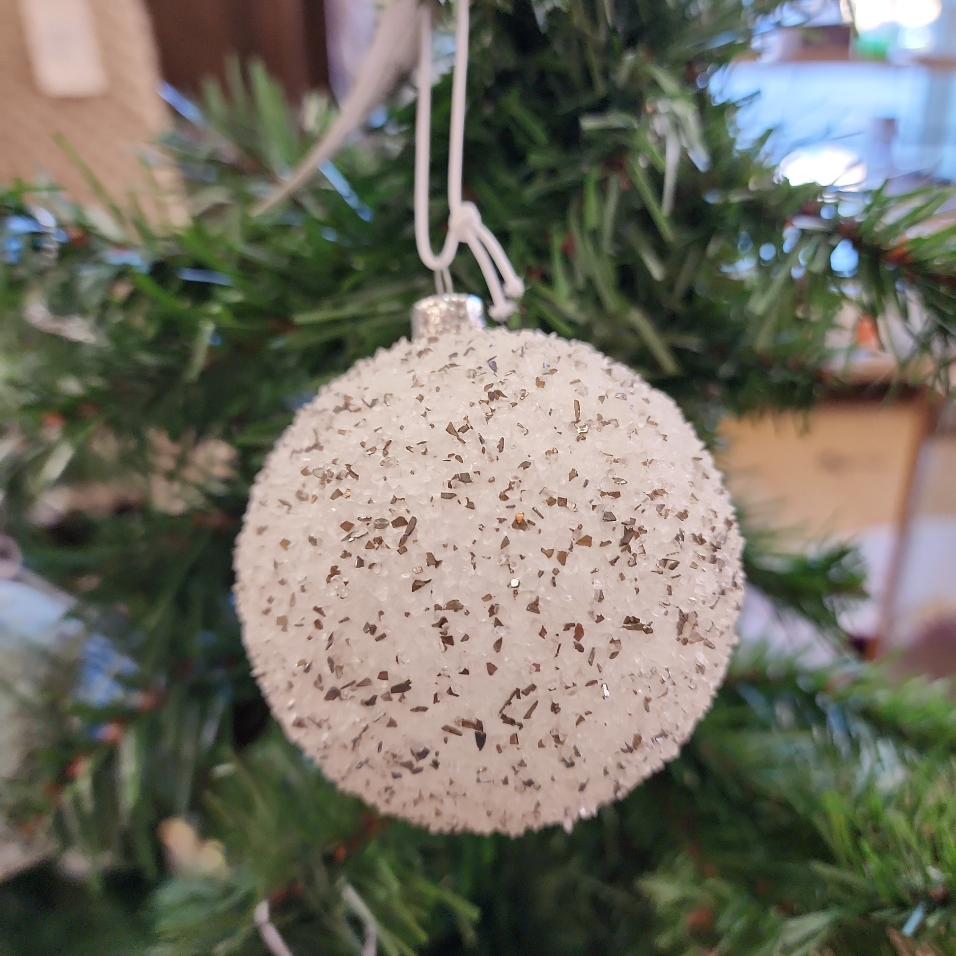 Sparkley Christmas Ball Ornament