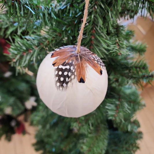 White Small Feather Ornament