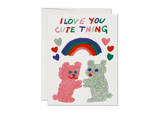 Cute Thing Greeting Card Blank