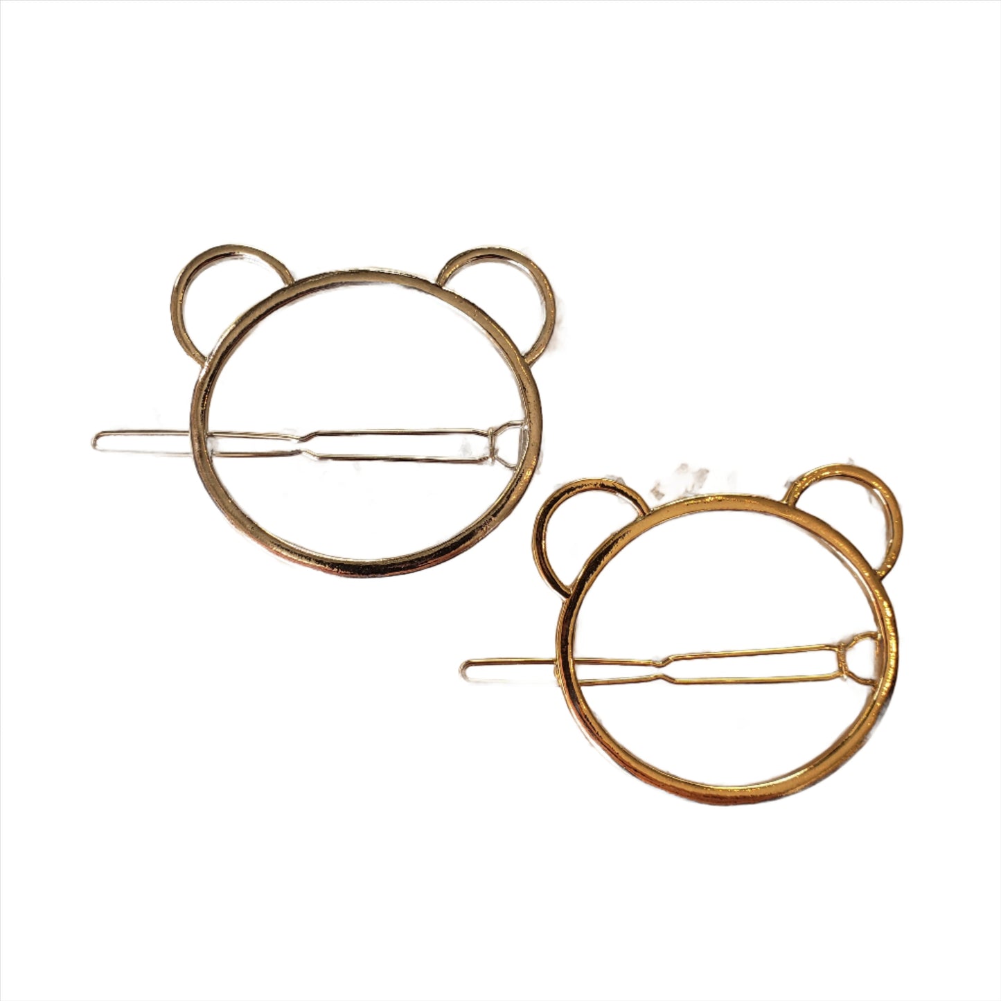 Set of Two Hair Clips - Mouse