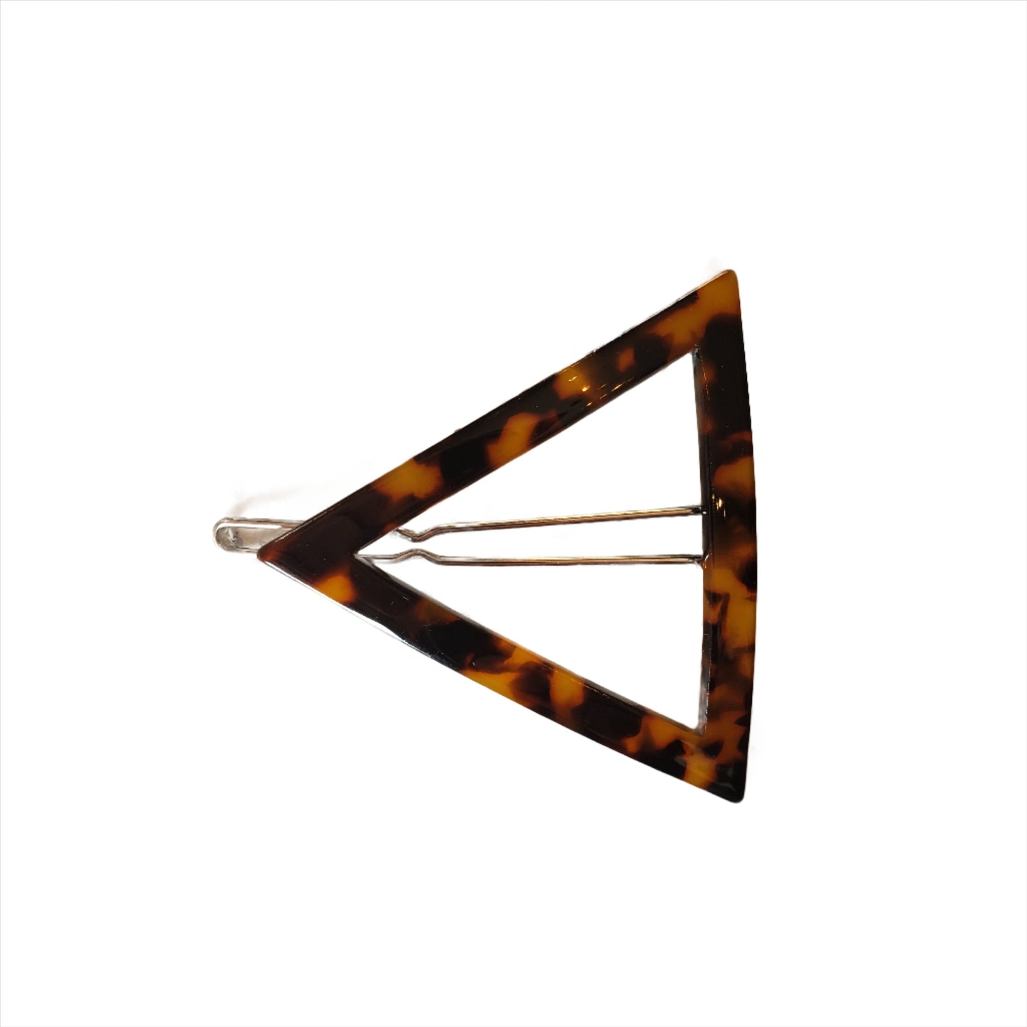 Hair Clip - Tortise Shell Triangle
