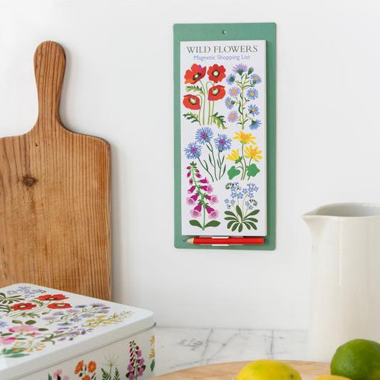 Wildflowers Magnetic Shopping List