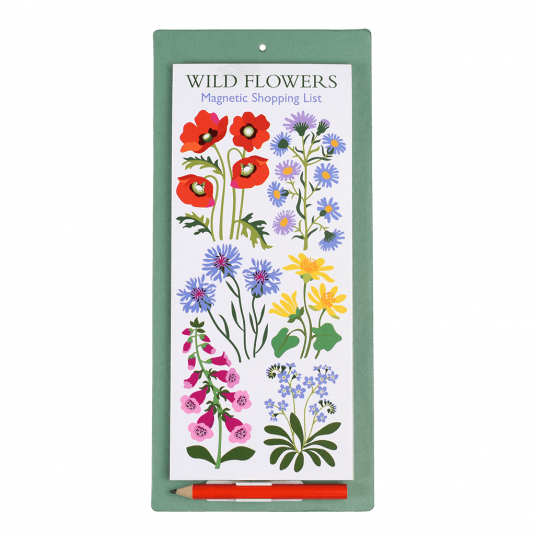 Wildflowers Magnetic Shopping List
