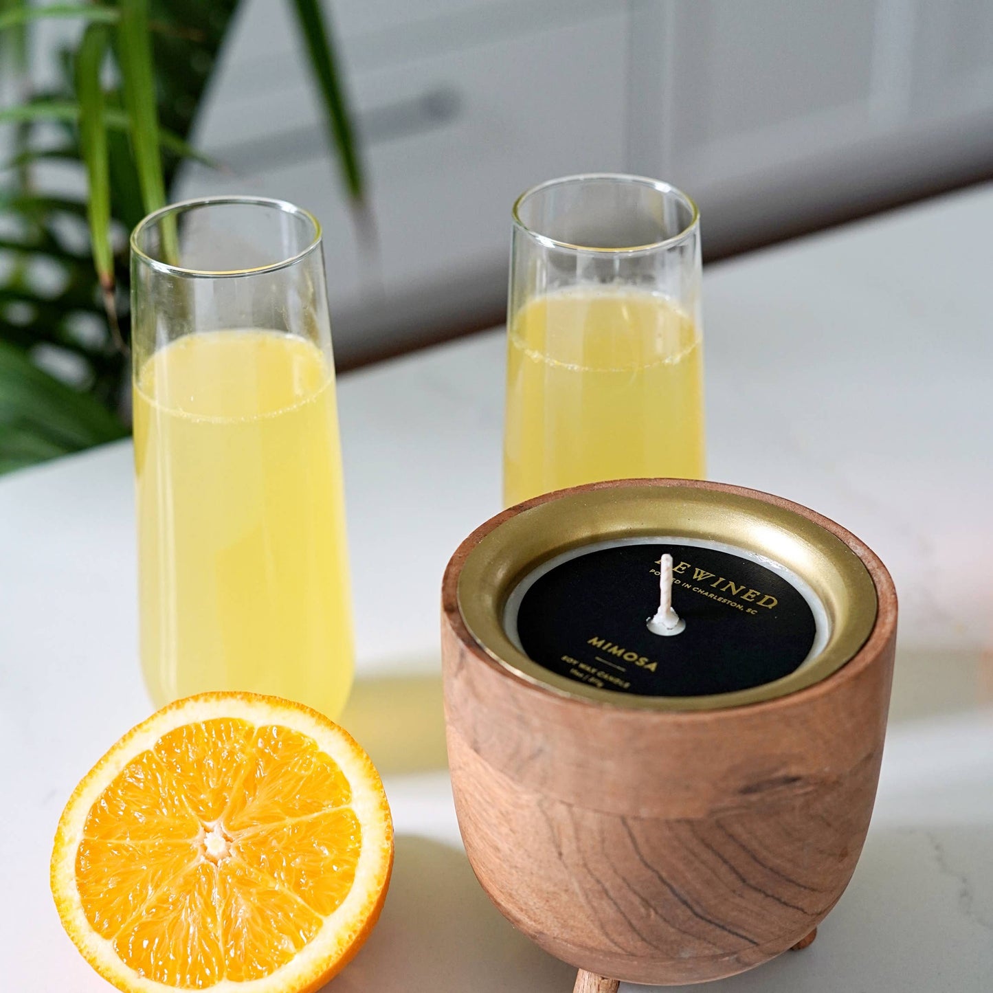 Rewined Mimosa Barrel Aged Candle