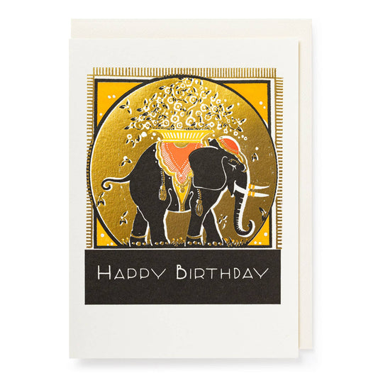 Parisian Elephant Greeting Card