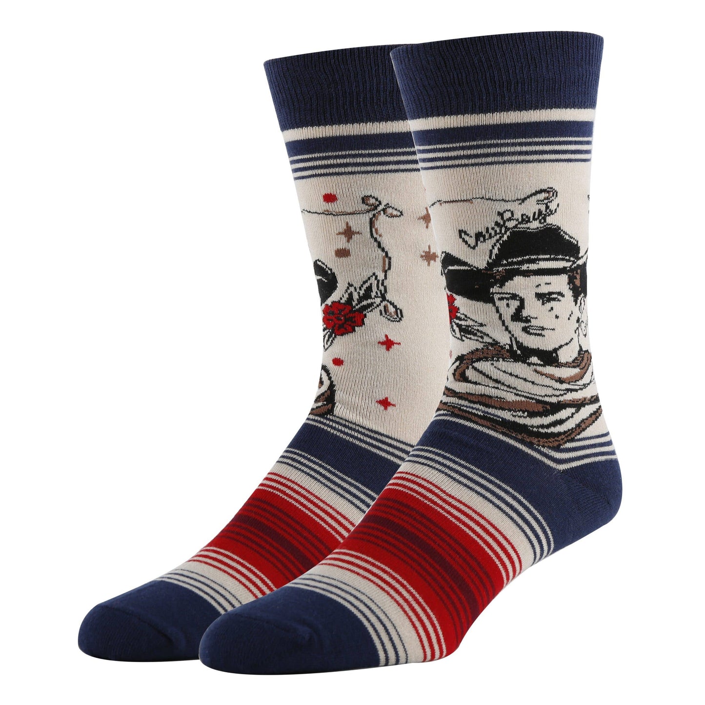 Cowboys Cry | Men's Premium Cotton Dress Crew Socks