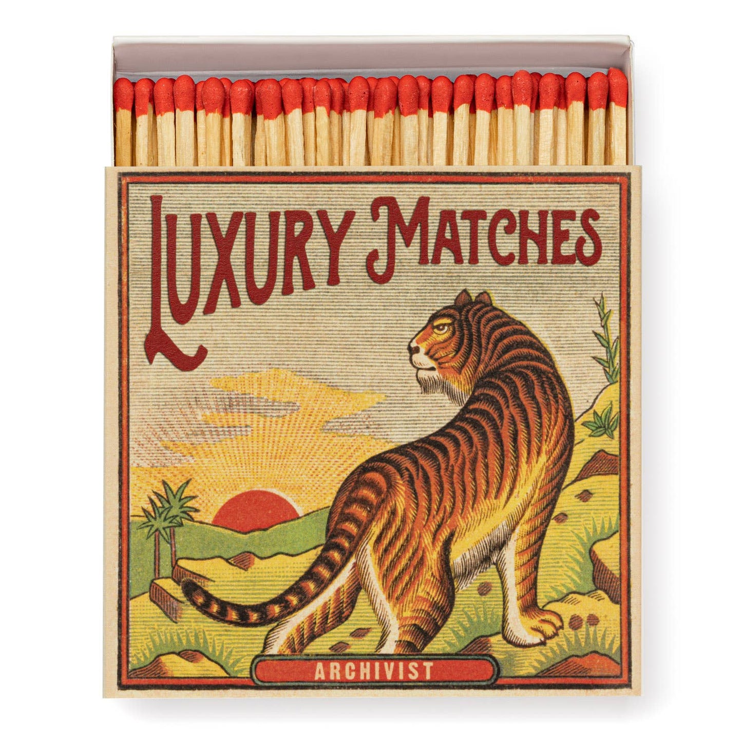 New Tiger Square Matchbox