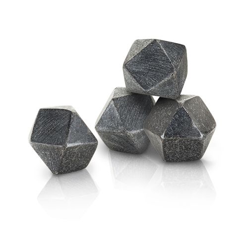 Glacier Rocks Hexagonal Basalt Stones - Set of 4