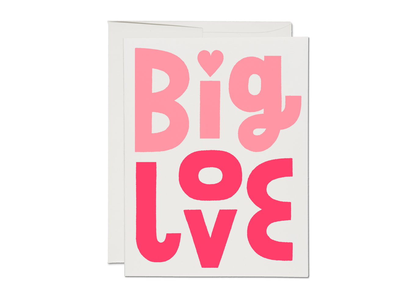 Big Love Valentine's Day Greeting Card blank