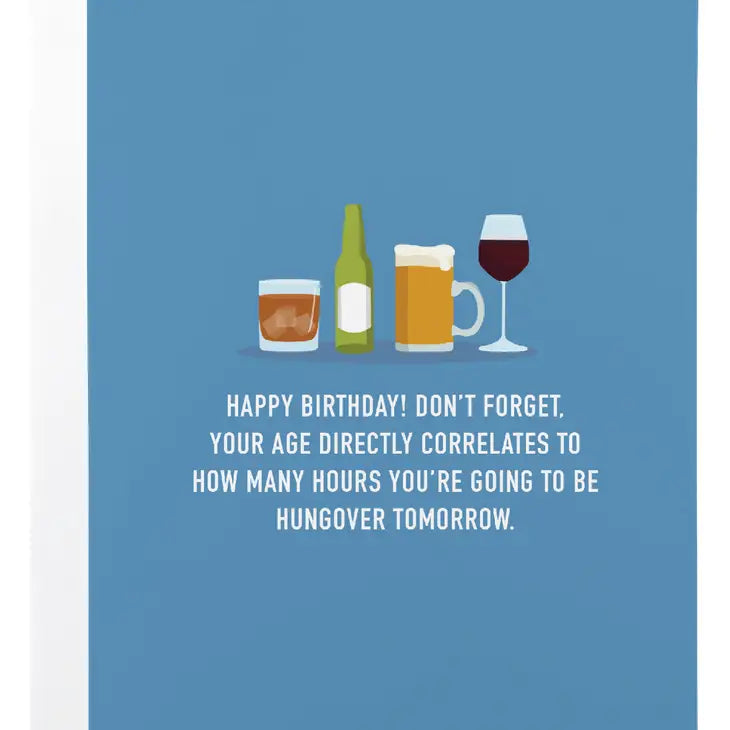 Age Hangover Card