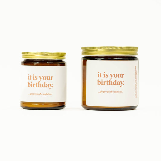 It is Your Birthday Soy Candle // Endless Summer