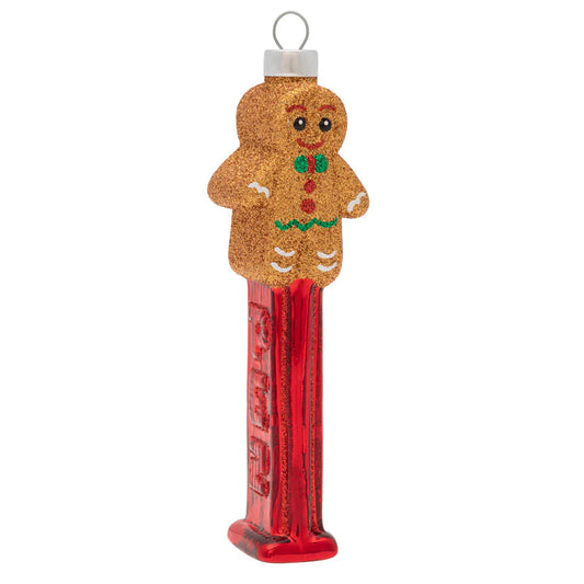 Gingerbread Man Pez Dispenser Ornament