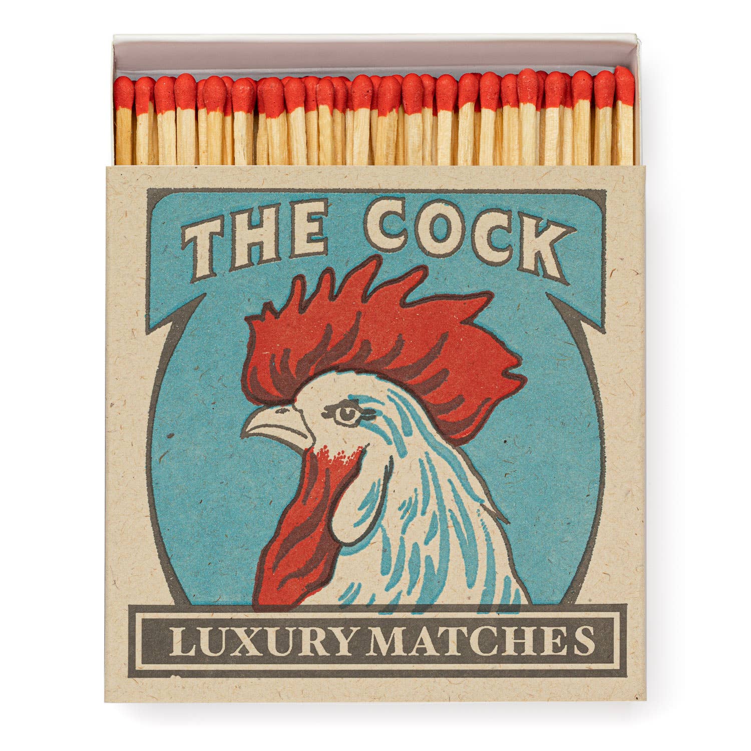 The Cock Square Matchbox