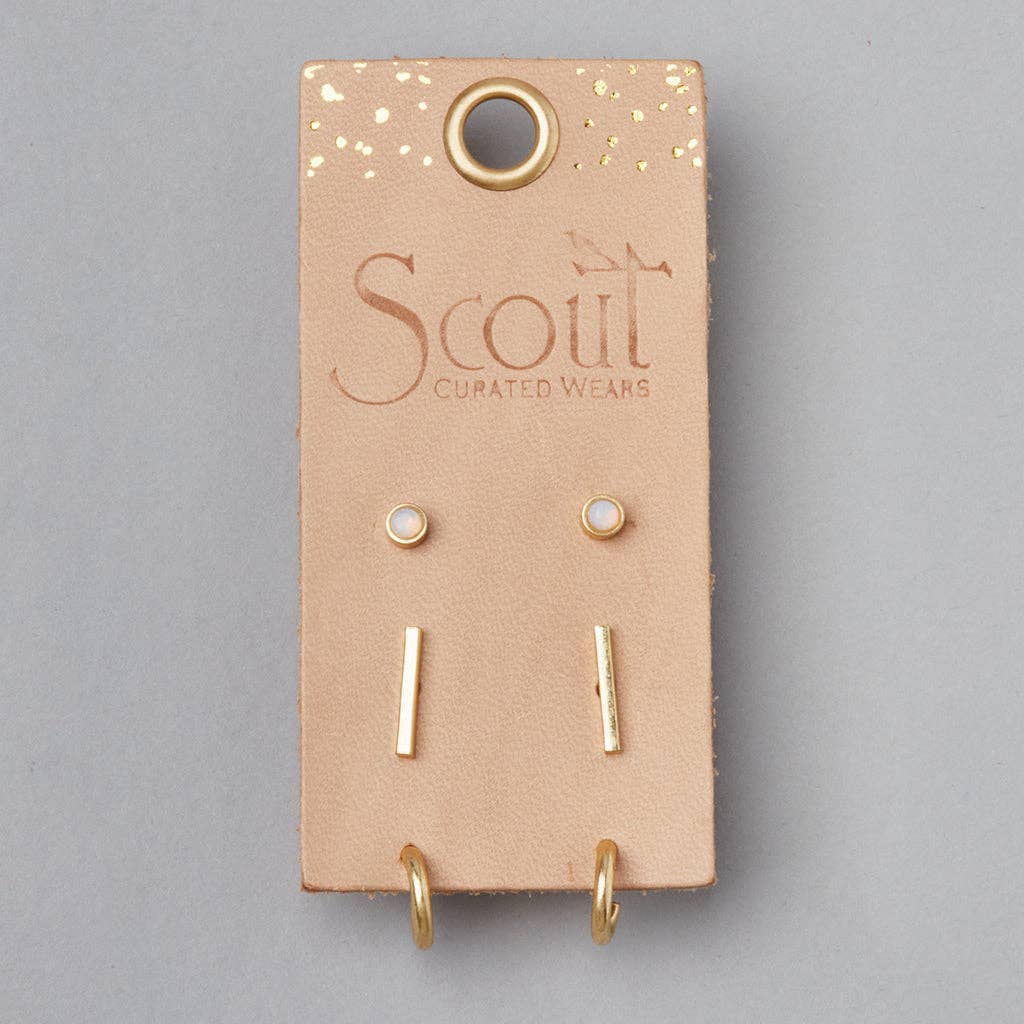 Scarlett Stud Trio | Gold