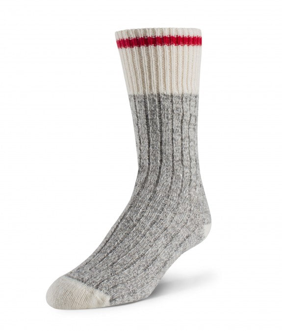 Duray Classic Wool Sock - Grey Red