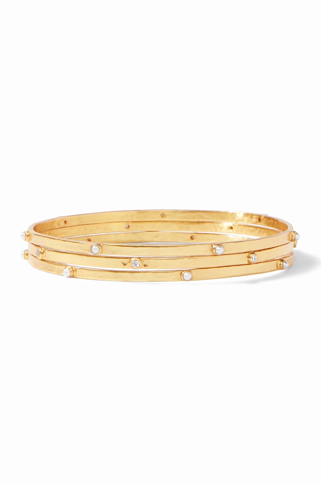 Crescent Stone Bangle