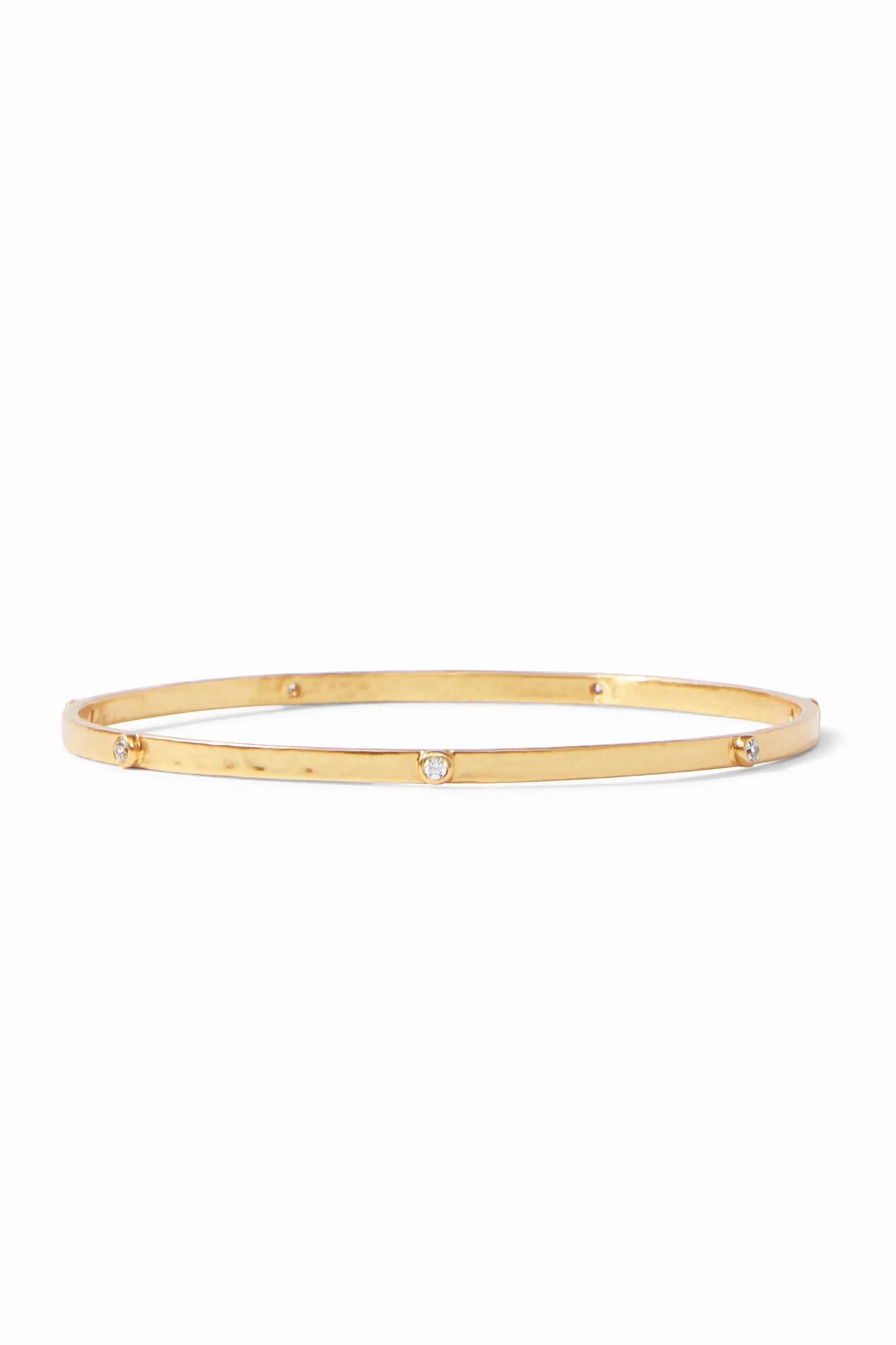Crescent Stone Bangle