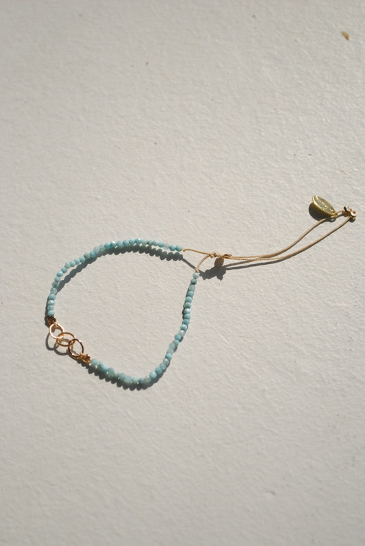 Larimar G-links Bracelet