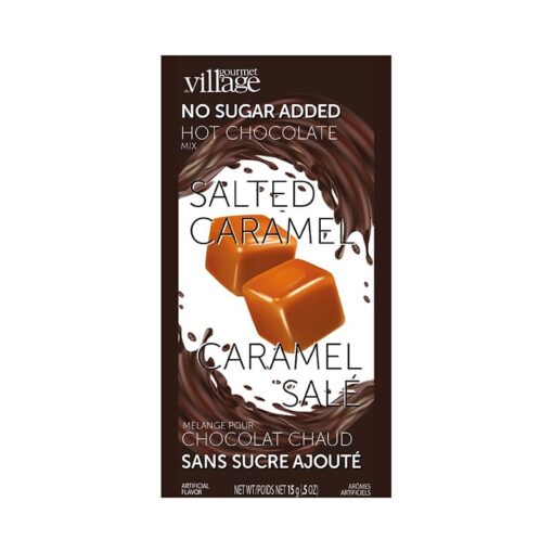 No Sugar Salted Caramel Mini Hot Chocolate