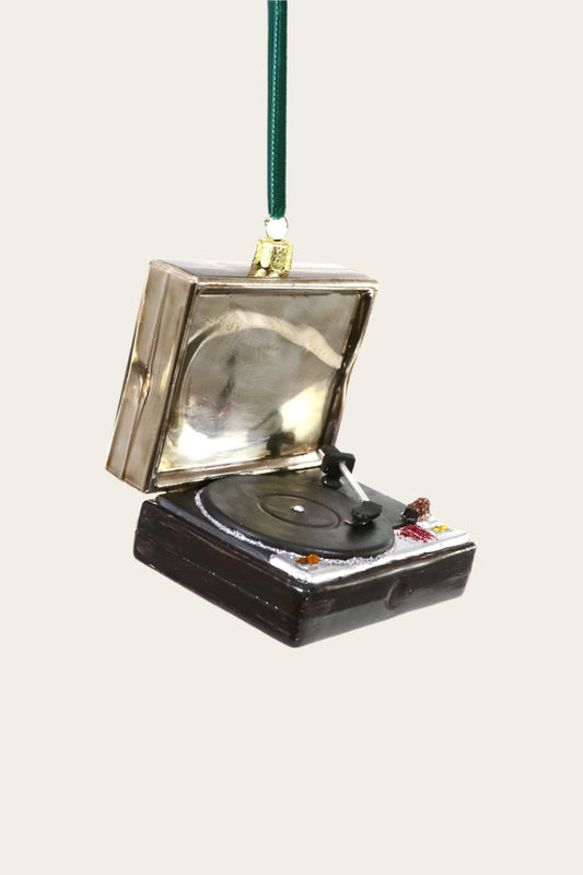 Vintage Turntable Ornament