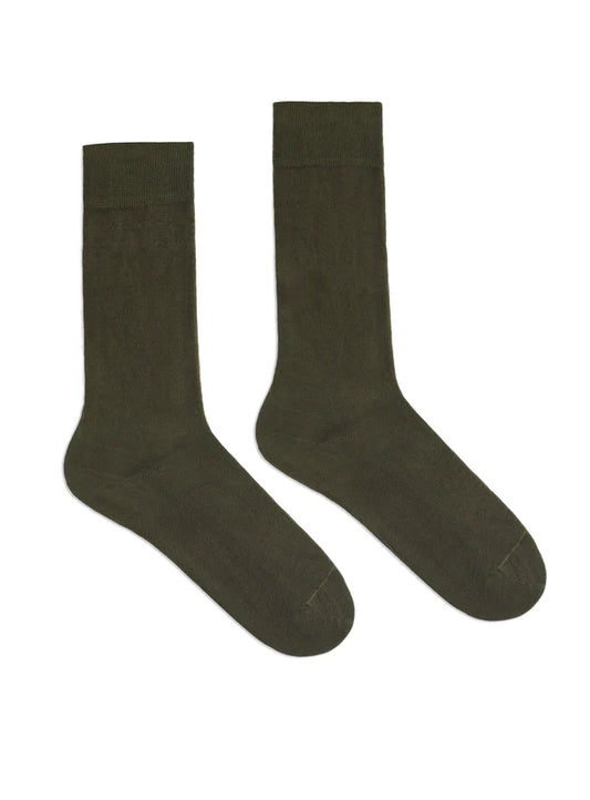 Klue Solid Socks - Khaki