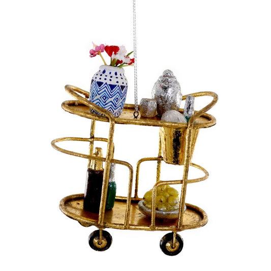 Glam Bar Cart - Ornament