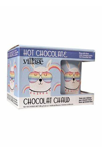 Hot Chocolate Gift Set- Blue Llama