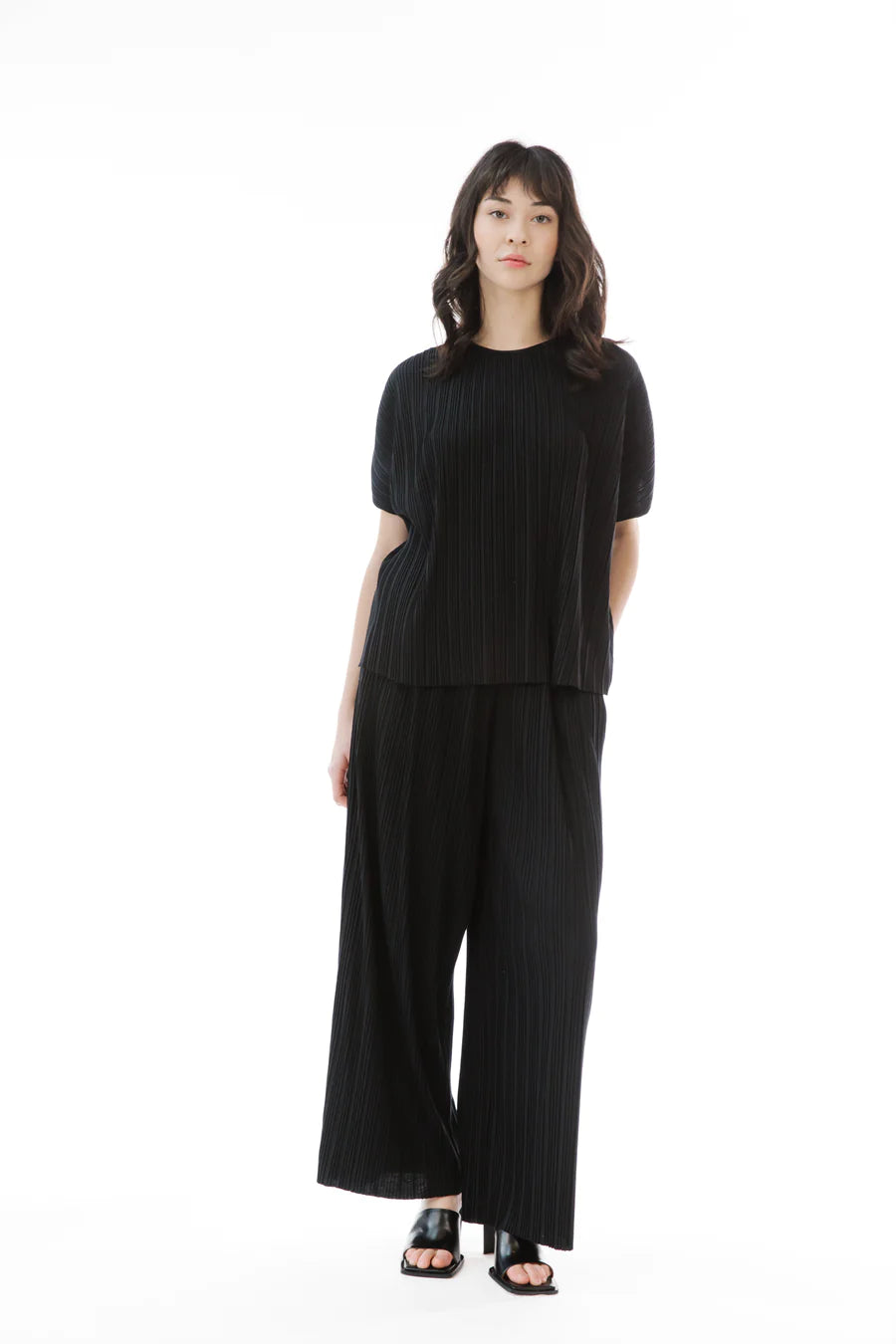 Oliver Pleated Wide Leg Pants