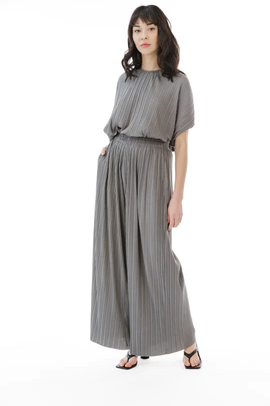 Oliver Pleated Wide Leg Pants