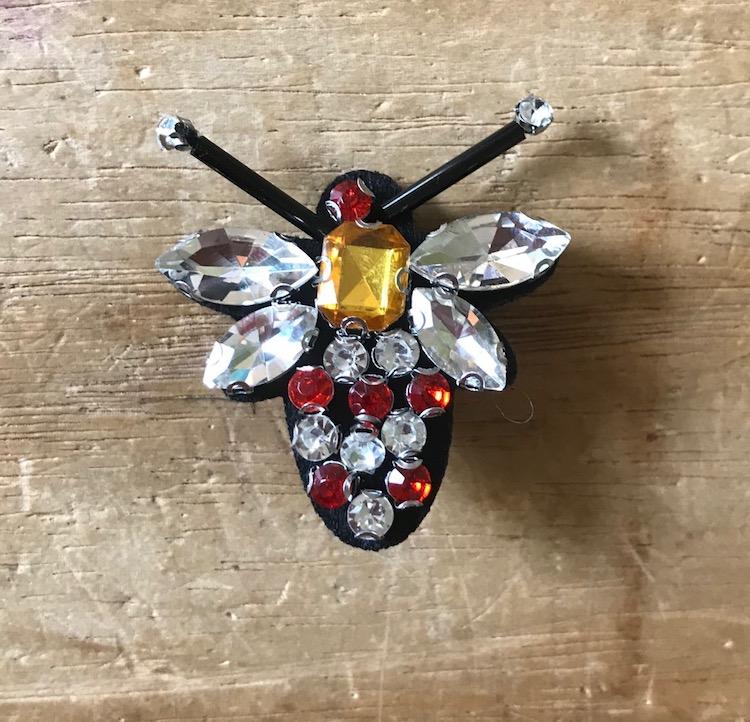 Red Queen Bee Pin