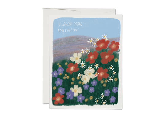 "I Pick You, Valentine" Greeting Card