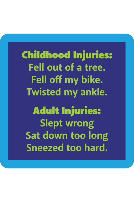 Childhood Injuries Coaster